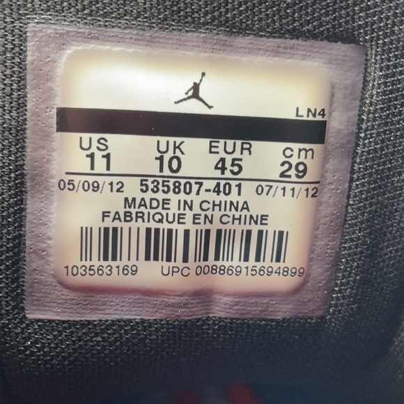 RARE🔥‎ Nike Air Jordan CP3 VI 6 LA Clippers • Low Top 535807-401 • Size 11 - Picture 4 of 10